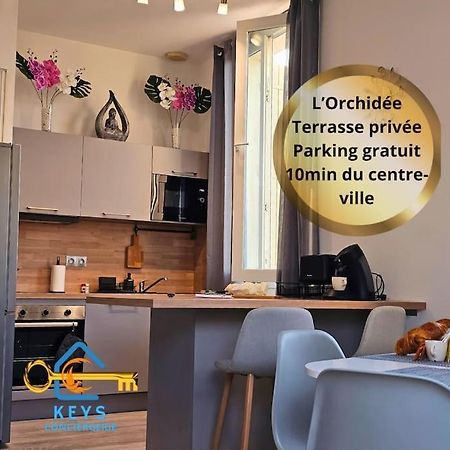 L'Orchidee, Proche De La Gare Avec Clim Et Terrasse Narbona Exterior foto